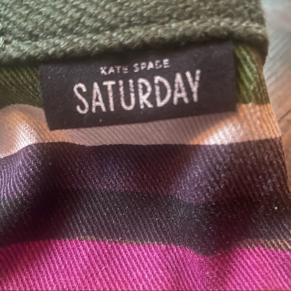 KATE SPADE SATURDAY Multi Colored Canvas Tote / Handbag / Shoulder Bag